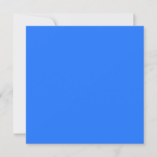 Cartes Pour Fêtes Annuelles Bleu (Crayola) (couleur solide) (Devant)