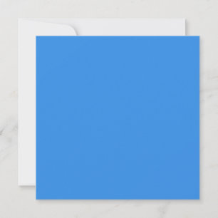 Cartes Pour Fêtes Annuelles Bleu de France (couleur solide)