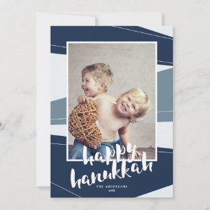 Cartes Pour Fêtes Annuelles Bloc géométrique   Hanoukka et Noël interconfessio