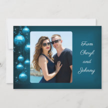 Blue Ornamy vertical Photo message personnel