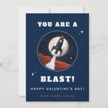 Blue Rocket Spacilier Boys Enfants Saint Valentin