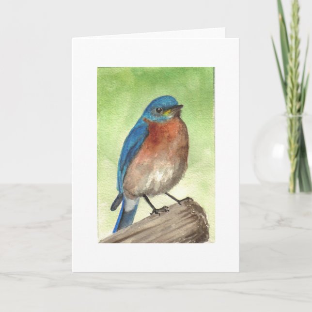 Cartes Pour Fêtes Annuelles Bluebird (Devant)