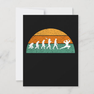 Cartes Pour Fêtes Annuelles Bodybuilding Evolution of Man Funny Retro Fitness