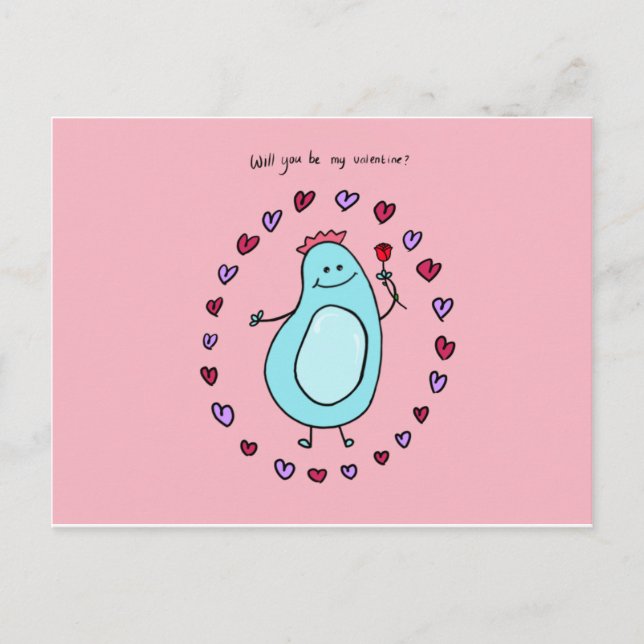 Cartes Pour Fêtes Annuelles Boey will you be my valentine card (Devant)