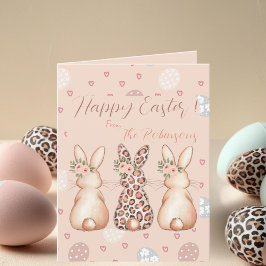 Cartes Pour Fêtes Annuelles Boho Bunny Joyeux Pâques coutume