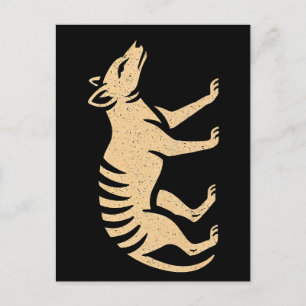 Cartes Pour Fêtes Annuelles Bois de Thylacine - Esprit de Tasmanie en Vintage