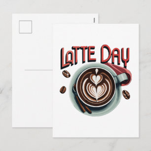 Cartes Pour Fêtes Annuelles Boissons au café