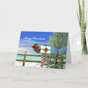 Cartes Pour Fêtes Annuelles Boîte aux lettres de Noël