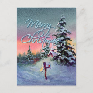 Cartes Pour Fêtes Annuelles BOÎTE AUX LETTRES DE NOËL par SHARON SHARPE