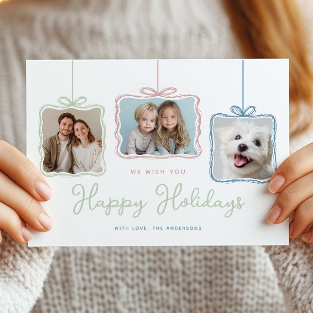 Cartes Pour Fêtes Annuelles Boîte-cadeau pastel fantaisiste en photo (Créateur téléchargé)