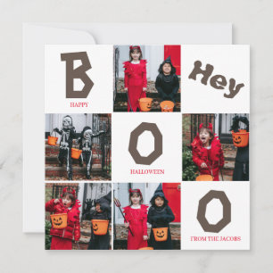 Cartes Pour Fêtes Annuelles Boite Citrouilles Éffrayants Famille Halloween 5 P