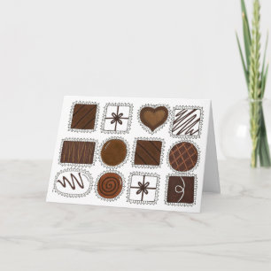 Cartes Pour Fêtes Annuelles Boîte de chocolats Bonbons Saint Valentin Chocohol