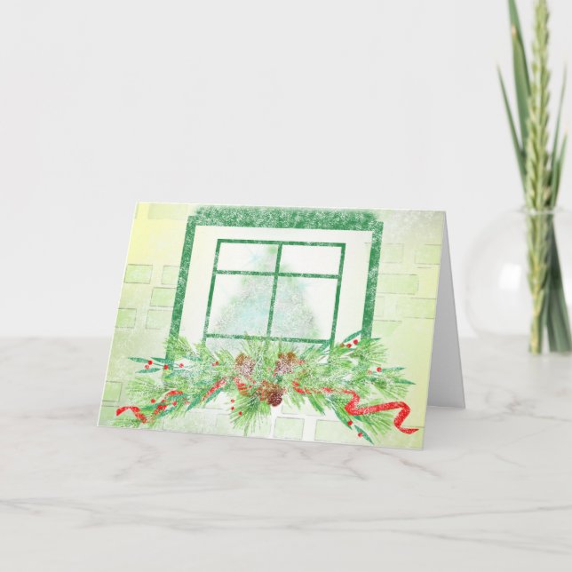 Cartes Pour Fêtes Annuelles Boîte de Noël (Devant)