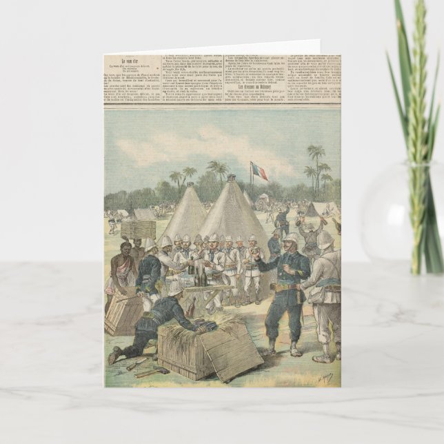 Cartes Pour Fêtes Annuelles Boîtes du Nouvel An au Dahomey (Devant)