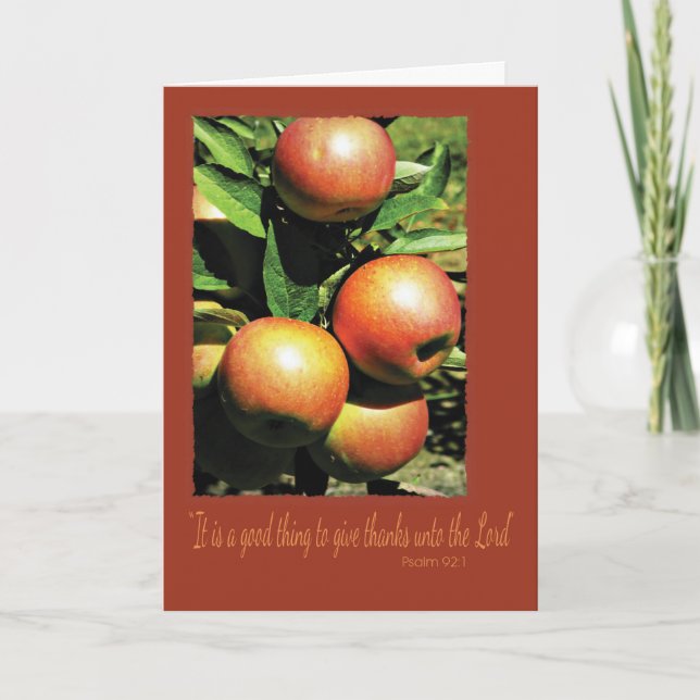 Cartes Pour Fêtes Annuelles Bon à remercier Lord Thanksgiving Card (Devant)