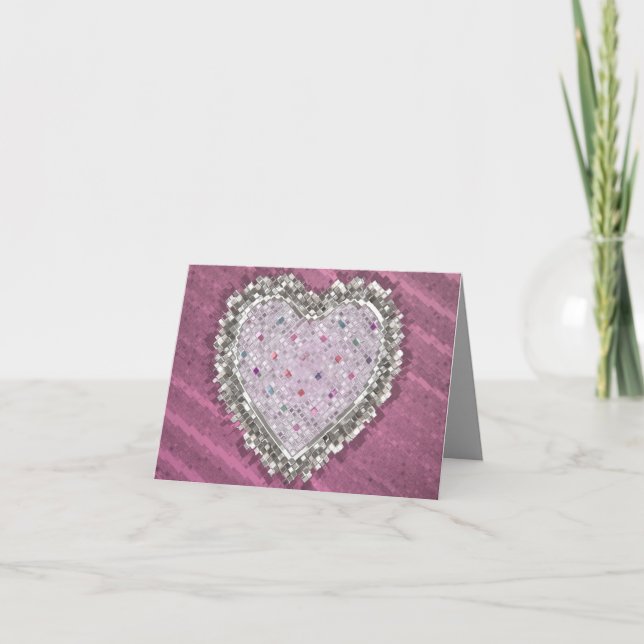 Cartes Pour Fêtes Annuelles Bon Amour Charme (Devant)