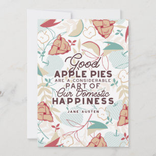 Cartes Pour Fêtes Annuelles Bon devis Apple Pies