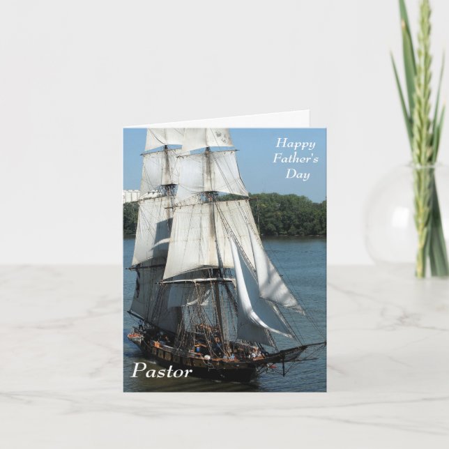 Cartes Pour Fêtes Annuelles Bon Pasteur de Fête des pères (Devant)