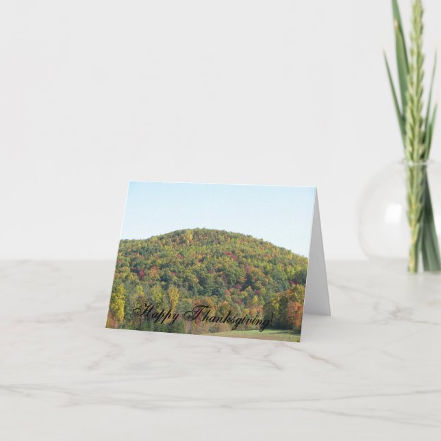 Cartes Pour Fêtes Annuelles Bon thanksgiving (Devant)