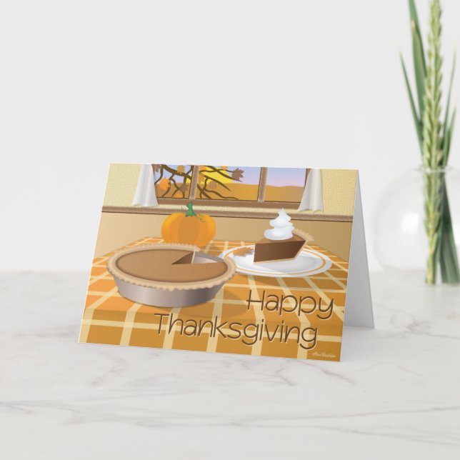 Cartes Pour Fêtes Annuelles Bon thanksgiving (Devant)