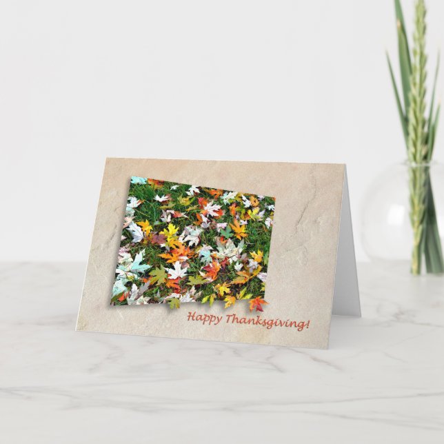 Cartes Pour Fêtes Annuelles Bon thanksgiving ! (Devant)