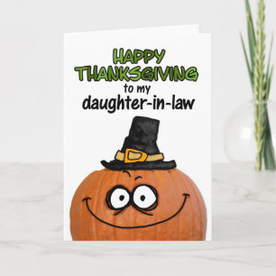 Cartes Pour Fêtes Annuelles bon thanksgiving à ma belle-fille