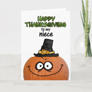 Cartes Pour Fêtes Annuelles bon thanksgiving à ma nièce