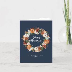 Cartes Pour Fêtes Annuelles bon thanksgiving de germes de récolte d'automne