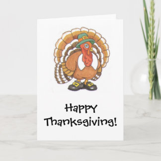 Cartes Pour Fêtes Annuelles Bon thanksgiving de la Turquie !