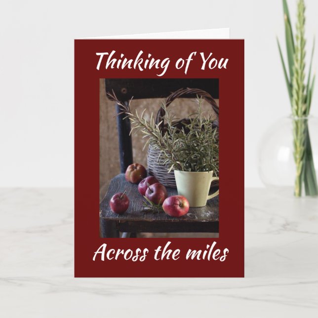CARTES POUR FÊTES ANNUELLES BON THANKSGIVING DE "PARCOURIR LES MILES" (Devant)