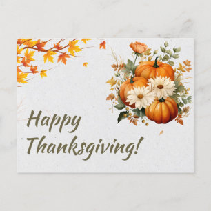 Cartes Pour Fêtes Annuelles Bon thanksgiving d'illustration d'aquarelle verte