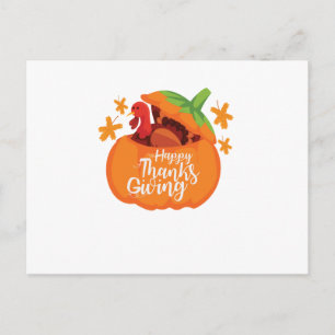 Cartes Pour Fêtes Annuelles Bon thanksgiving - Fête de la Turquie Citrouille