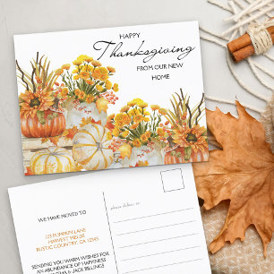 Cartes Pour Fêtes Annuelles Bon thanksgiving Nouveau Citrouille à domicile Réc