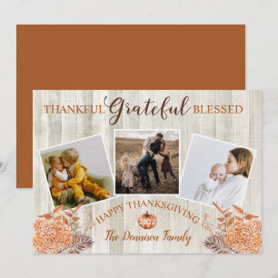 Cartes Pour Fêtes Annuelles Bon thanksgiving Remerciements Gratuit Photo Béni