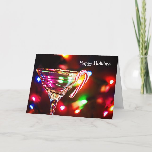Cartes Pour Fêtes Annuelles Bon verre de vacances (Devant)