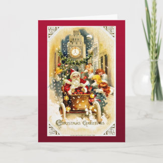 Cartes Pour Fêtes Annuelles Bon vieux Noël