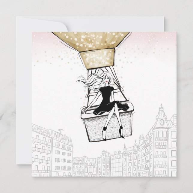 Cartes Pour Fêtes Annuelles Bon Voyage ! (Devant)
