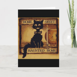 Cartes Pour Fêtes Annuelles Bonbon à la maison hanté à la maison