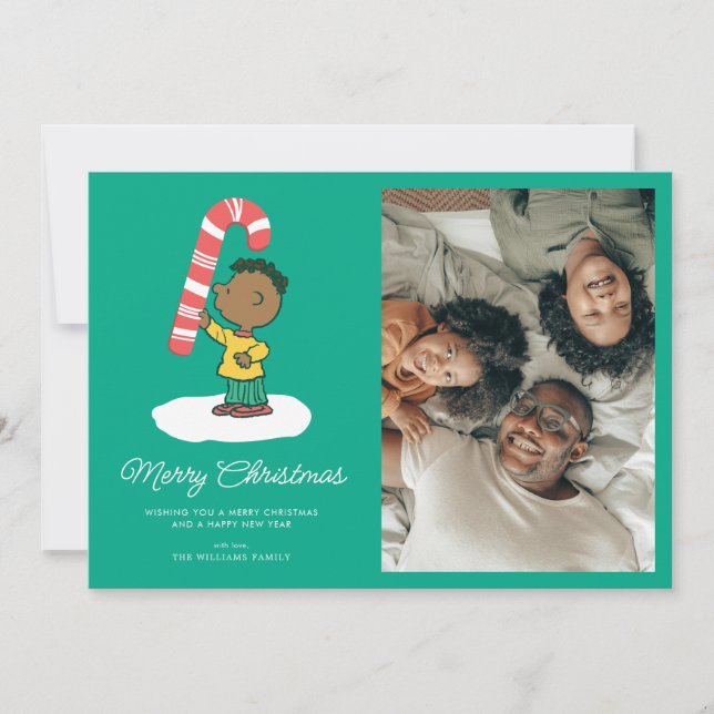 Cartes Pour Fêtes Annuelles Bonbon à la menthe poivrée de Franklin (Devant)