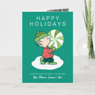 Cartes Pour Fêtes Annuelles Bonbon au poivre de Linus