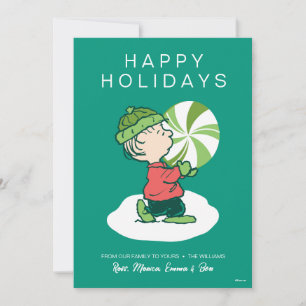 Cartes Pour Fêtes Annuelles Bonbon au poivre de Linus