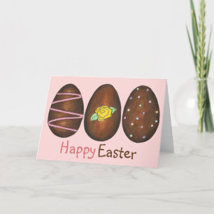 Cartes Pour Fêtes Annuelles Bonbon chocolat de Pâques Beurre à crème d'oeuf