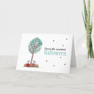 Cartes Pour Fêtes Annuelles Bonbon de maïs Halloween le plus doux