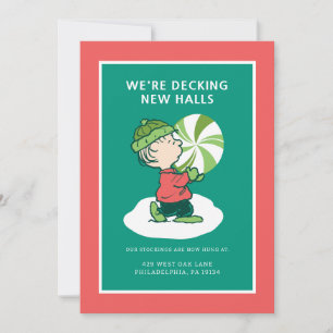 Cartes Pour Fêtes Annuelles Bonbon Linus Peppermint