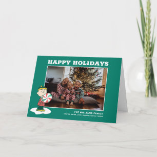 Cartes Pour Fêtes Annuelles Bonbons au poivre de Charlie Brown