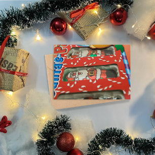 Cartes Pour Fêtes Annuelles Bonbons de chocolat de Noël Père Noël