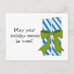 Cartes Pour Fêtes Annuelles Bonbons de Noël avec un doux message