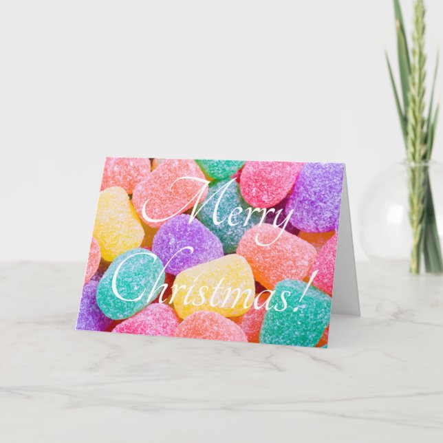Cartes Pour Fêtes Annuelles bonbons pastel (Devant)