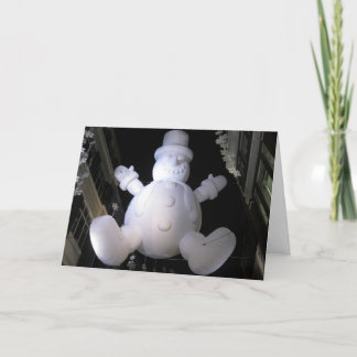 Cartes Pour Fêtes Annuelles bonhomme de neige