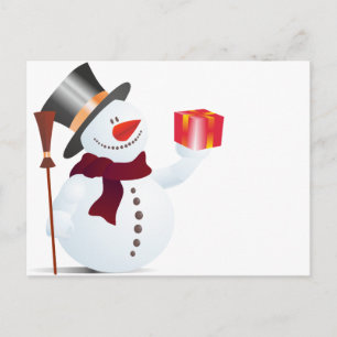 Cartes Pour Fêtes Annuelles bonhomme de neige pour Noël